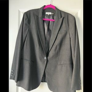 Calvin Klein women’s blazer-18w dark gray
